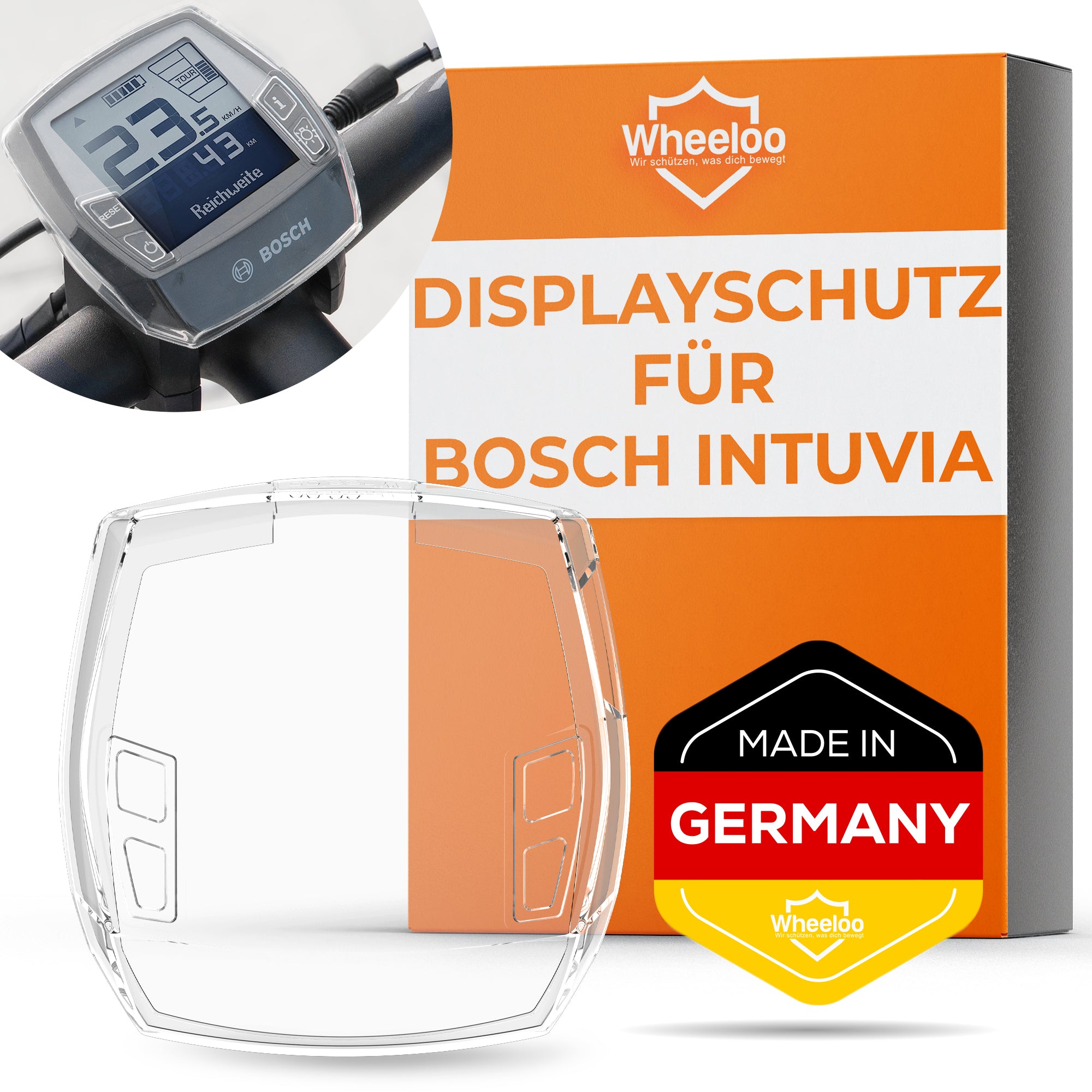 Transparente Bosch Intuvia Schutzhülle