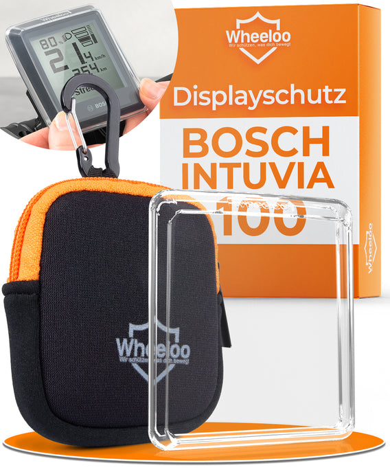 Bosch Intuvia 100 E-Bike Displayschutz Set I transparent & wasserabweisend